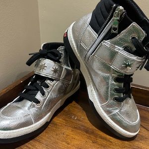 Silver Metallic Moschino